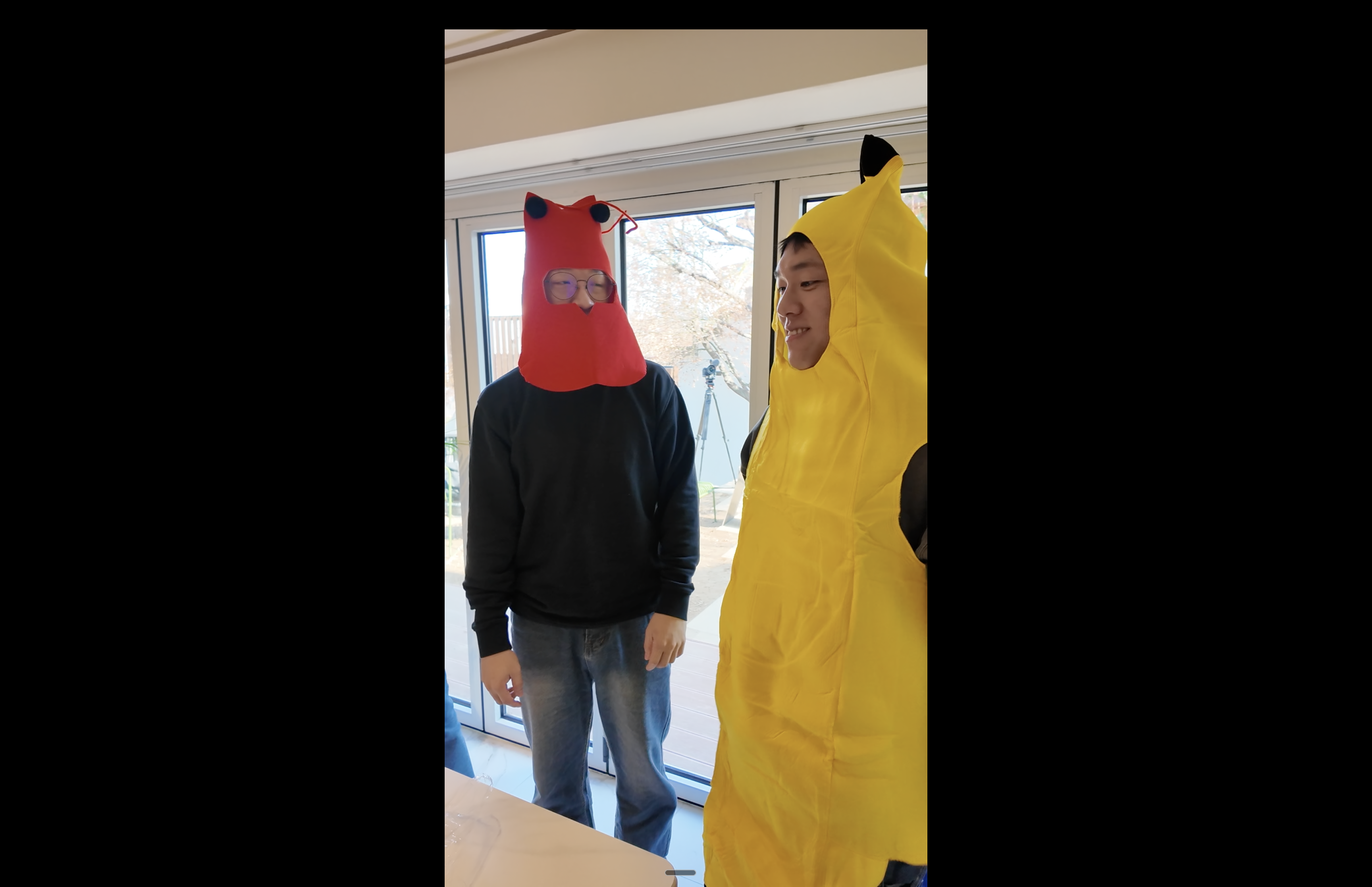 가재옷 착용 참가자